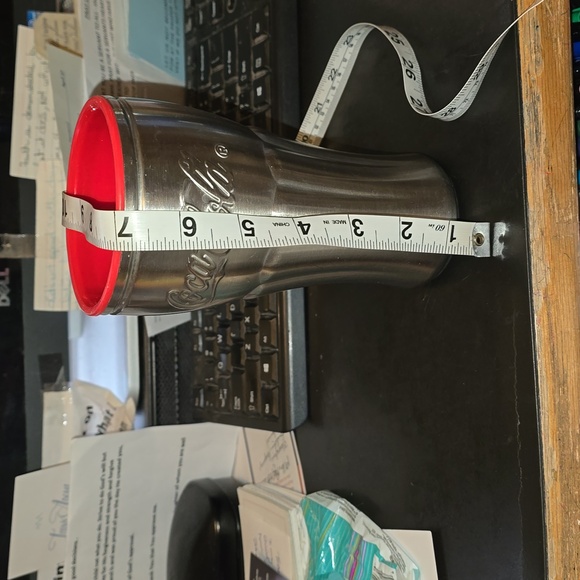 Coca-Cola metal cup with brand - Picture 6 of 6